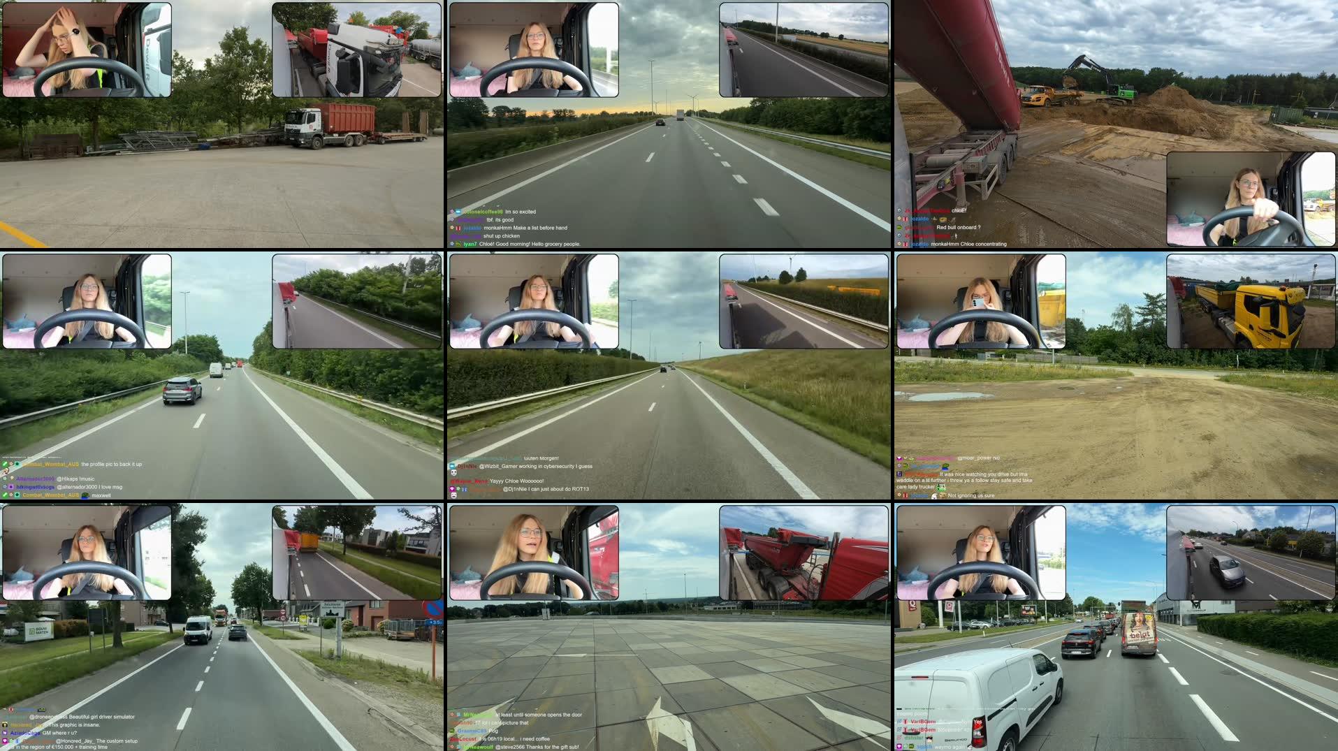 IRL trucker girl 🚛🇧🇪