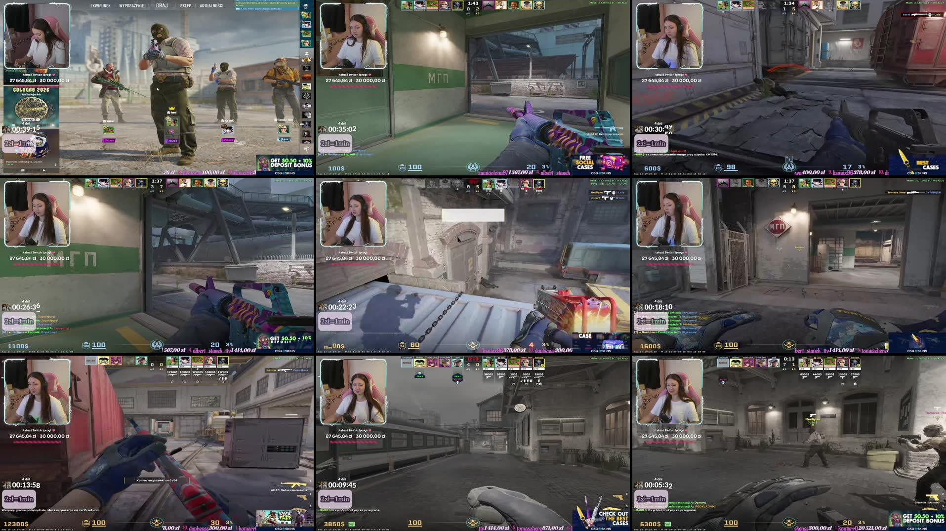 Przedłużany dzień 12! 🥰 WITAM! !koło !plan !csgo {współpraca}
