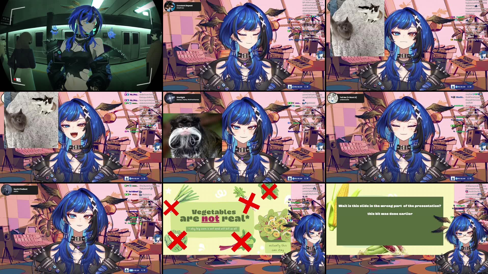 vegetables r not real! [crow classroom] | !blackout !vinyl !concert !content