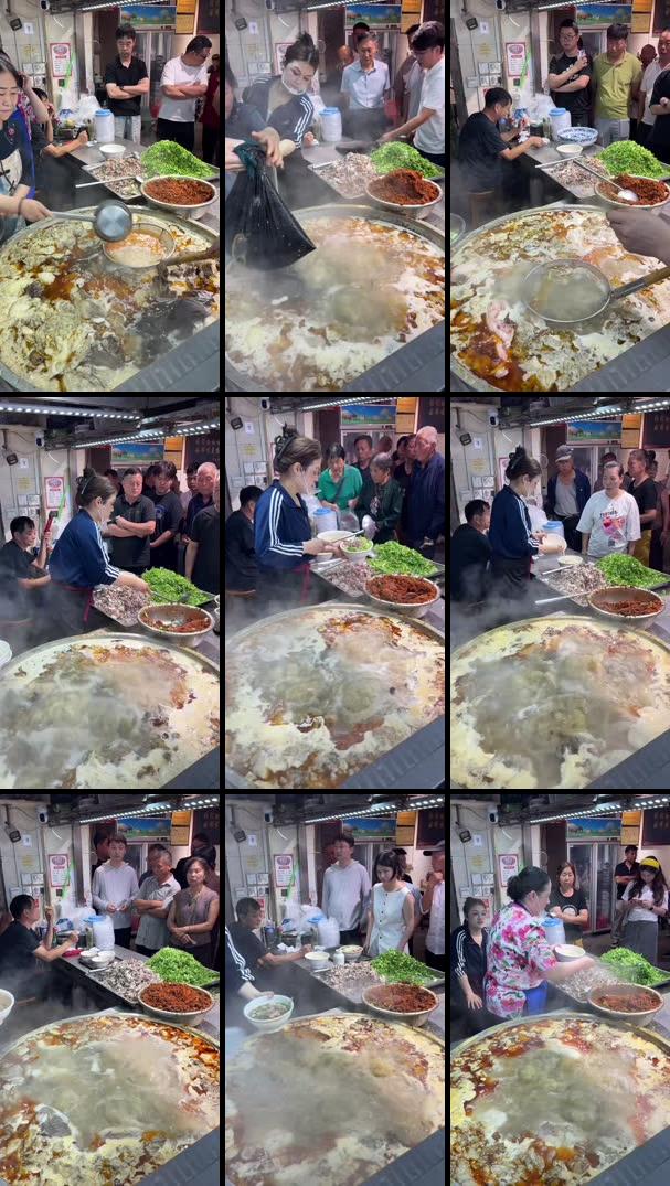 饸饹面马大姐正在直播