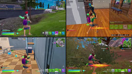 carrying SuperMeatStick through Fortnite...