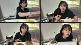자다깻다 친구집에서 게장먹기