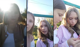 на ночевке/гуляем/болтаем/обсуждаем все и всех