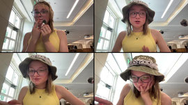 chatting! at college! hi:)