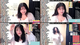 신입 여캠)해수욕장에서 24시간 노방종 들어와조..노숙.. 야방 야외방송 소통 대화