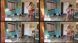✨💜  pole dance ✨💜 re-run!🤸🏻‍♀️🌼🌱 friday or sat next??? 💬  🤸🏻‍♀️ !s for more🫦 !bendy to feel the love
