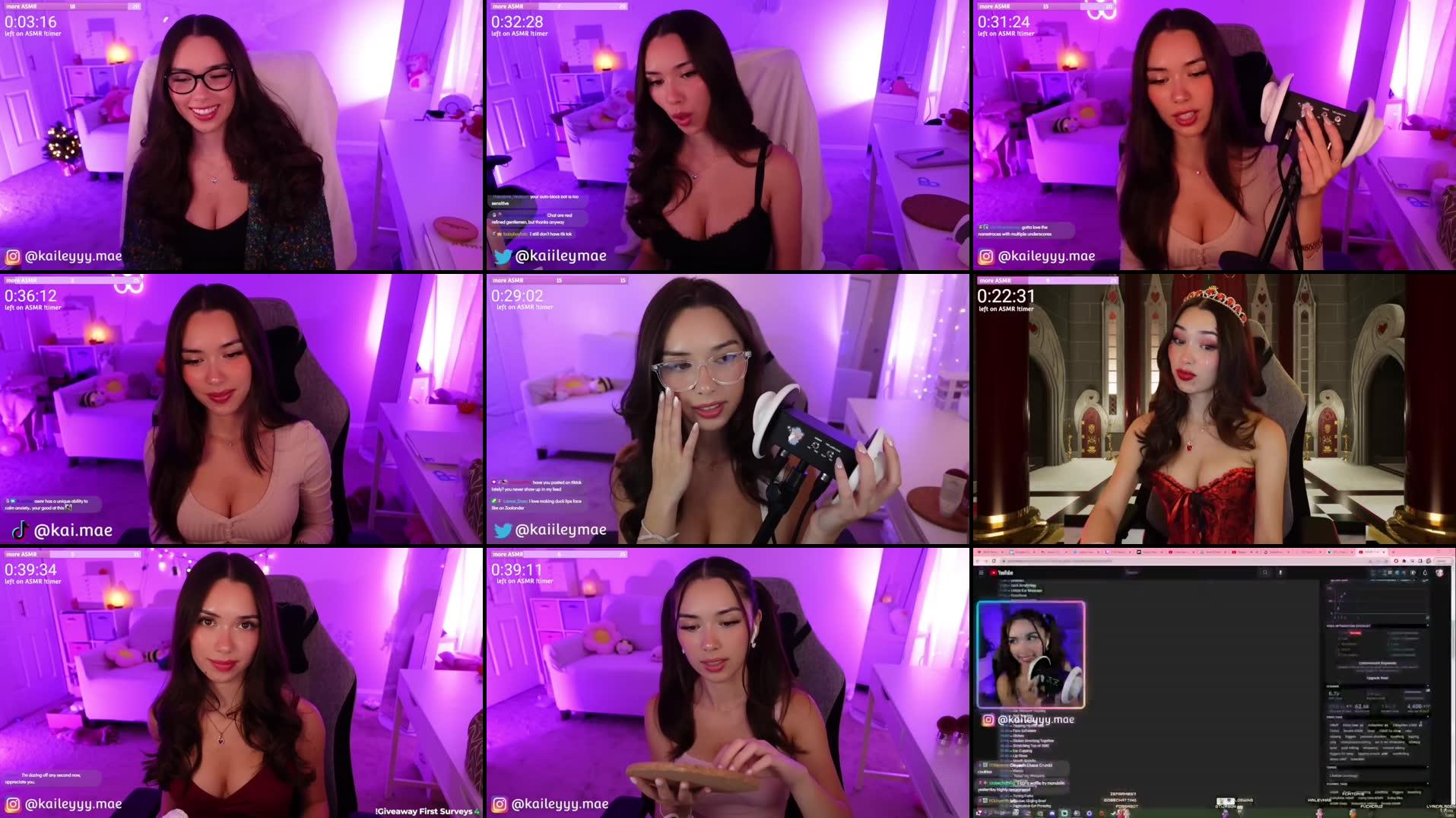 come fall asleep w/ me ♡ cozy asmr tingles ♡ this is @KaileyMae's rerun channel :3