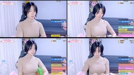 동네 미용실가서 머리 개망한 여캠 스터디 방송