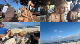 Praia com as meninas ☀⛱ Dia 21323 de Saquarema | !pix !instas !links