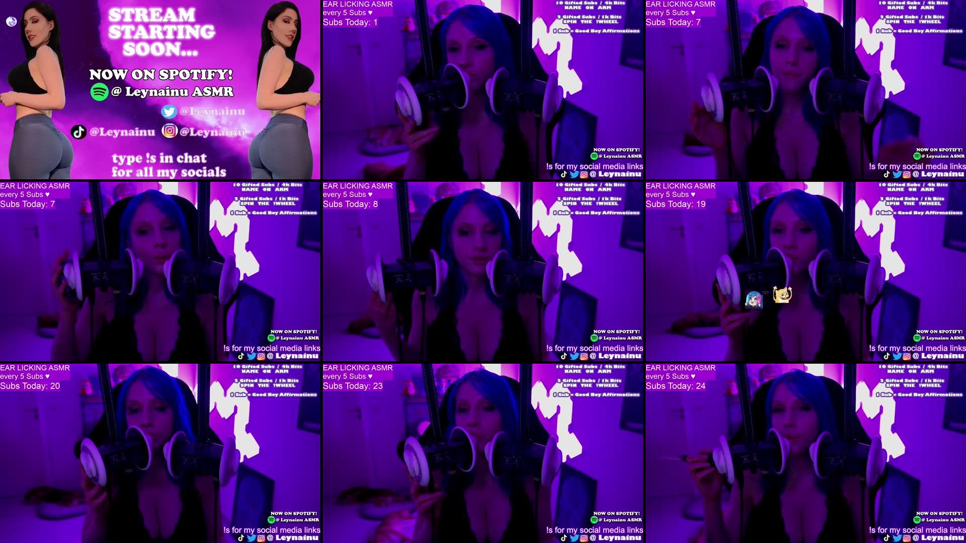 Mommy Ear Licks in the Dark / !social = all my Social Media