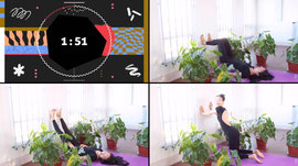30 Min Yoga full Body Stretch,  Workout On the Wall Ep296