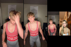 College guy singlet