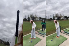 golfing