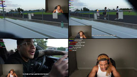 just reacting