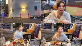 신입여캠)비오는날한잔해ㅠ 먹방 술방 #댄동