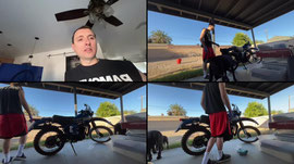 I bought a vintage Yamaha two-stroke dirtbike