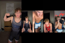 College guy singlet