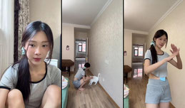 化妆变身中