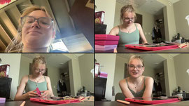 chatting! at college! hi:)