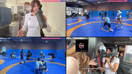 Wrestling practice at World Team training center