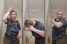 shaving my head