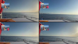 Boating from Miami up the coast