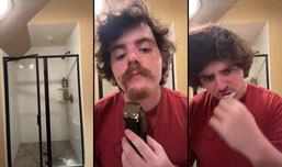 Shaving 🪒 my beard for the 4th