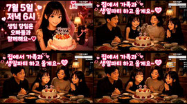 [녹] 내일(일요일) 오후 6시에 만나요 !