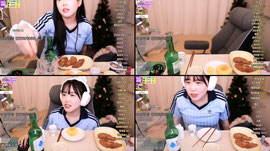 한달만에온 술먹방