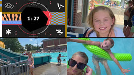 SUPER FUN DAY AT THE WATER PARK with EPIC WATER SLIDE ACTION! #waterpark #summer #viralvideo #kids