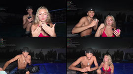 HOTTUB W ATHENA!