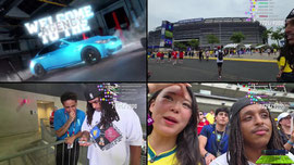 DAY 2 NEW YORK w/ EMILY + BRAZIL VS NORWAY GAME IRL + EXPLORING NEW YORK
