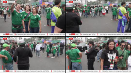 World Cup | Fans gather for England v Mexico