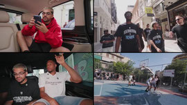 N3on x Giannis Antetokounmpo x Alex Antetokounmpo in Greece