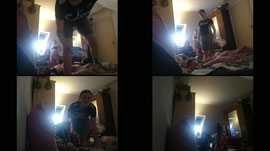 On range la chambre et on discute