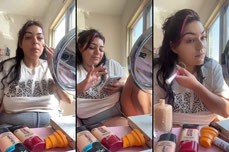 Doing my makeup