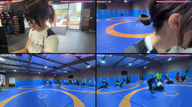 Wrestling Practice at World Training Center
