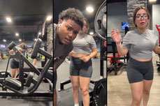 Getting clapped at the gym