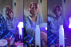 doing nails