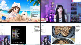 잠들어따..
