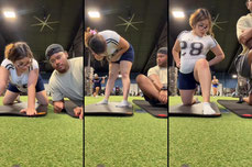 Getting clapped at the gym