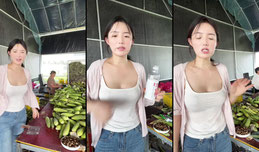 五年前骑三轮车卖水果的小妹