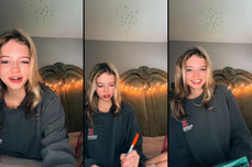 signing cds and writing letters