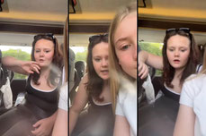 Singing and doing make up over18