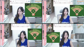 신입여캠 삼성 vs 롯데 같이 보실 분? 최강삼성 화이팅!