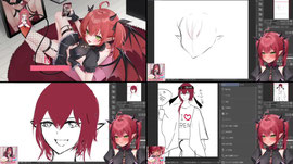 【おえかき雑談】とりあえずなんか描く♡【レナ・ベースティア】
