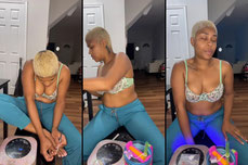 Doing my toes