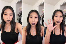 Asian + goth mommy combo