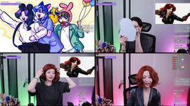 [와빌리지,몽루] 나 오늘은 여캠 블렉밤도우 한장방셀 200개, 정성방셀1004개
