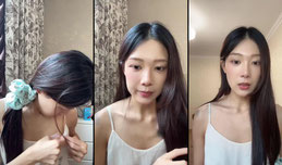 化妆变身中